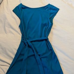 Diane von Furstenberg Al Reves wrap dress teal 6